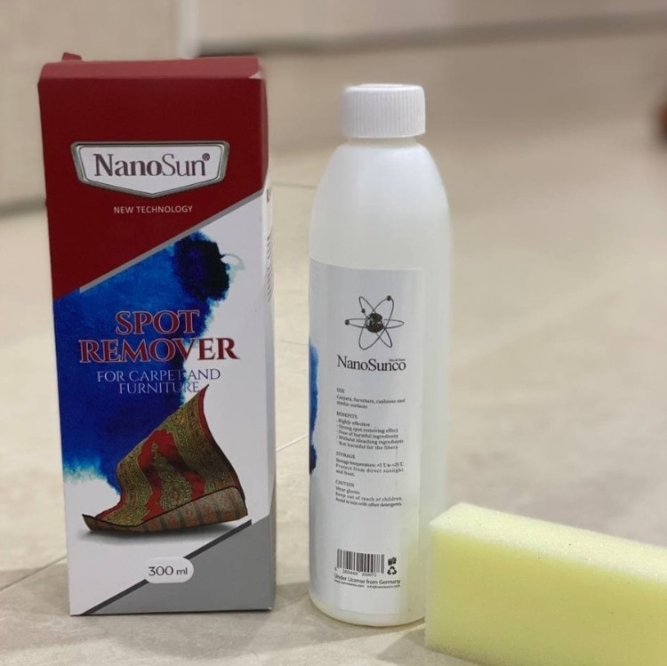 مایع لکه بر فرش و مبلمان نانوسان مدل Spot Remover حجم 300 میل