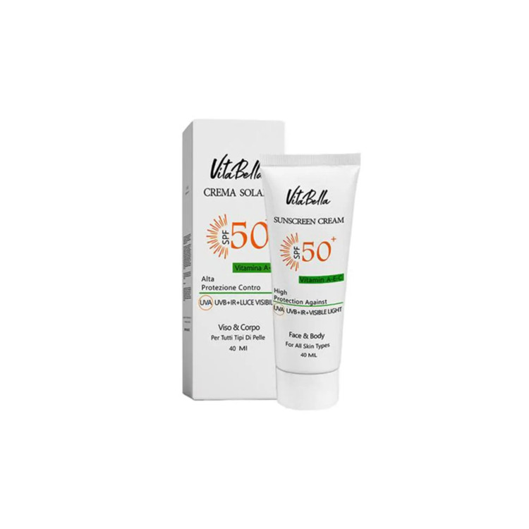 کرم ضد آفتابspf50 بی رنگ ویتابلا 40ml
